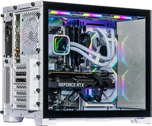Alt view image 4 of 7 - Velztorm Ossix CTO SFF Gaming Desktop PC Liquid-Cooled (AMD Ryzen 7 - 5800X 8-Core, 16GB DDR4, 2TB m.2 SATA SSD + 6TB HDD (3.5), GeForce GTX 1050 Ti 4GB, RGB Fans, 750W PSU, WiFi 4, Win 10 Pro)