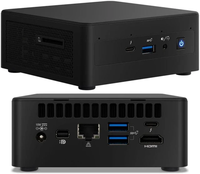 Alt view image 4 of 4 - Intel NUC11PAHi7 Home & Business Mini Desktop (Intel i7-1165G7 4-Core, Integrated Graphics, 8GB RAM, 256GB SATA SSD, Wifi, USB 3.2, HDMI, Bluetooth, Win 11 Home) with G2 Universal Dock