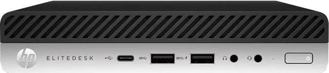 Alt view image 2 of 5 - HP EliteDesk 800 G4 School & Business Mini Desktop (Intel i5-8500 6-Core, Intel UHD 630, 8GB RAM, 256GB SSD, Display Port, Win 10 Pro) with Microsoft 365 Personal , Dockztorm Hub