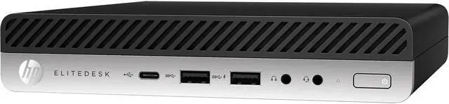 Alt view image 3 of 5 - HP EliteDesk 800 G4 School & Business Mini Desktop (Intel i5-8500 6-Core, Intel UHD 630, 8GB RAM, 256GB SSD, Display Port, Win 10 Pro) with Microsoft 365 Personal , Dockztorm Hub