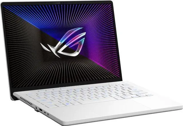 Alt view image 2 of 7 - ASUS Zephyrus G14 Moonlight White Gaming Laptop 14.0" 165 Hz WQXGA (AMD Ryzen 9 7940HS 8-Core, GeForce RTX 4060 8GB, 32GB DDR5, 2TB PCIe SSD, RGB KYB, WiFi 6, BT 5.3, Win 11 Home)