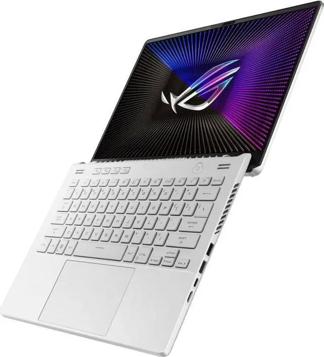 Alt view image 7 of 7 - ASUS Zephyrus G14 Moonlight White Gaming Laptop 14.0" 165 Hz WQXGA (AMD Ryzen 9 7940HS 8-Core, GeForce RTX 4060 8GB, 32GB DDR5, 2TB PCIe SSD, RGB KYB, WiFi 6, BT 5.3, Win 11 Home)