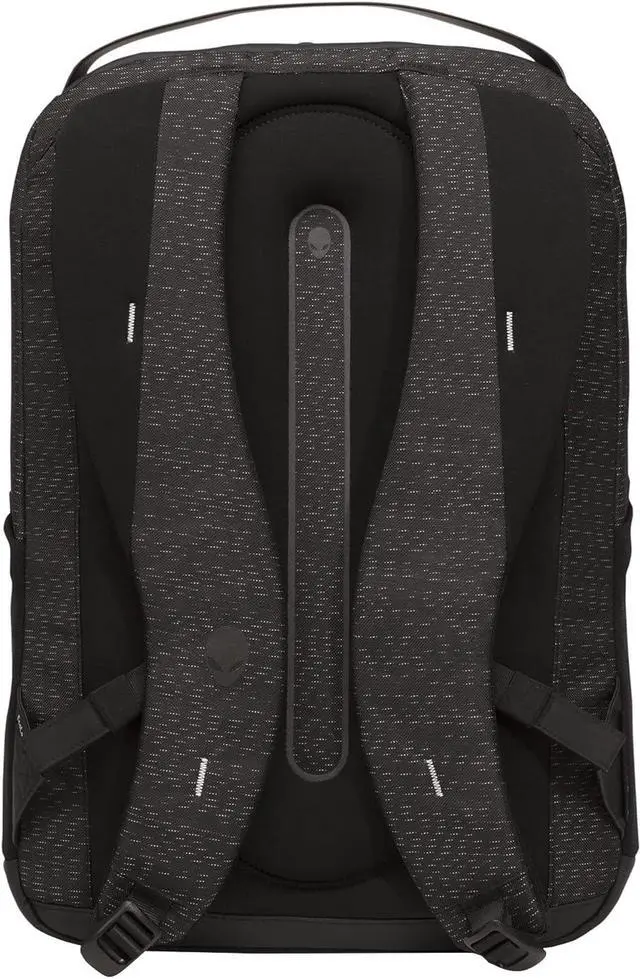 Alt view image 7 of 7 - Dell Alienware Horizon Commuter 17" Gaming Backpack-AW423P, RFID Safe top pocket, Weather resistant, Shockproof, Padded shoulder straps and back, Anti-scratch Nylex lining, Black