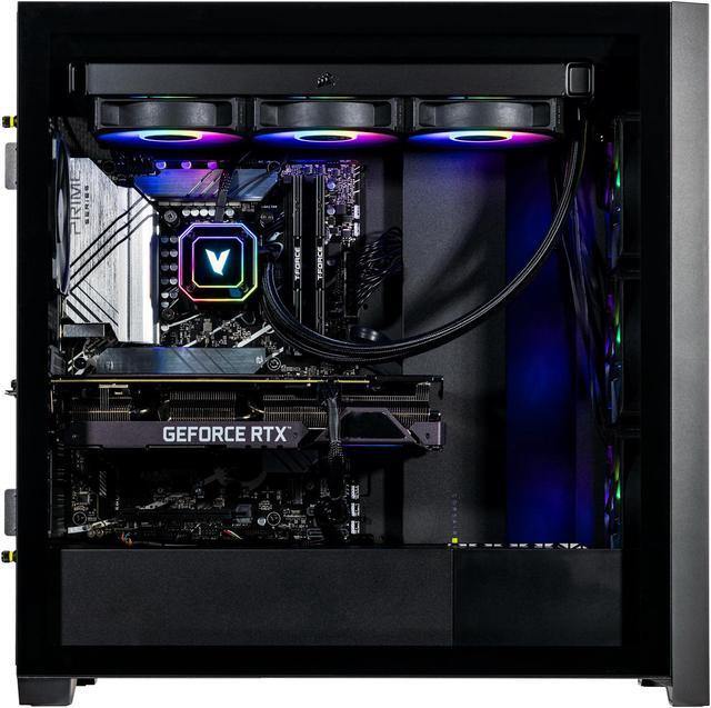 Alt view image 3 of 7 - Velztorm Aciex 14th Gen AI Airflow Gaming PC (Intel i9-14900K 24-Core, 64GB DDR5 RAM, 2x8TB PCIe SSD (16TB), GeForce RTX 3070, 360mm AIO, 1000W PSU, WiFi6, BT5.2, Win 11 Home) VELZ0031