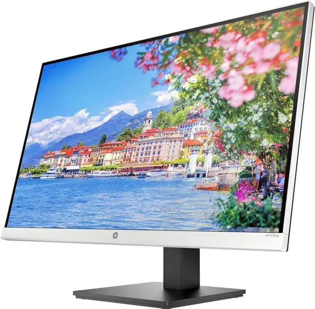 Alt view image 3 of 5 - HP 27mq Monitor 1F2J9AA#ABA Bundle with Docztorm Dock, 27" QHD IPS (2560x1440) 60Hz Display, 1 HDMI 1.4, 1 VGA, Anti-Glare, Flicker-Free, Ideal for Home & Business, Black/Silver (2024 Latest Model)