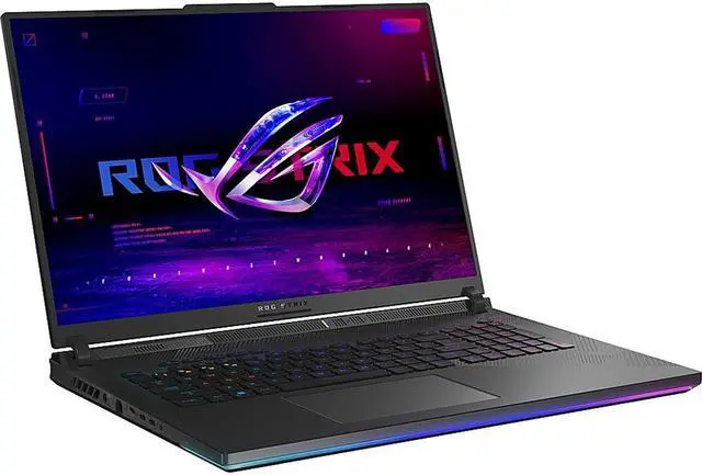 Alt view image 2 of 7 - ASUS ROG Strix SCAR 18 Gaming Laptop (Intel i9-14900HX 24-Core, 32GB DDR5 5600MHz RAM, 2x1TB PCIe SSD RAID 0  (2TB), GeForce RTX 4080, 18" 240 Hz Wide QXGA (2560x1600), Wifi, Win 11 Pro) (Renewed)