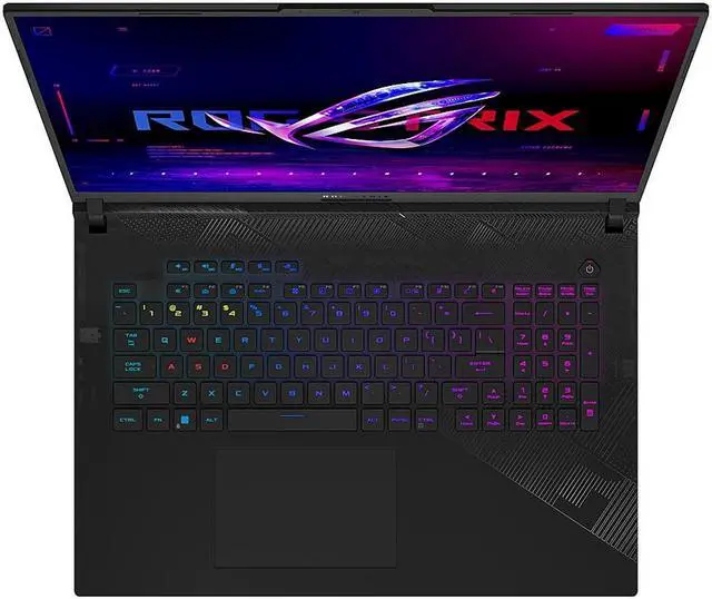 Alt view image 3 of 7 - ASUS ROG Strix SCAR 18 Gaming Laptop (Intel i9-14900HX 24-Core, 32GB DDR5 5600MHz RAM, 2x1TB PCIe SSD RAID 0  (2TB), GeForce RTX 4080, 18" 240 Hz Wide QXGA (2560x1600), Wifi, Win 11 Pro) (Renewed)