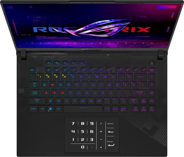 Alt view image 5 of 7 - ASUS ROG Strix SCAR 16 Gaming Laptop (Intel i9-14900HX 24-Core, 32GB DDR5 5600MHz RAM, 2TB SSD, GeForce RTX 4090, 16.0" 240 Hz Wide QXGA (2560x1600), Wifi, Bluetooth, Backlit KB, Win 11 Pro) (Renewed)