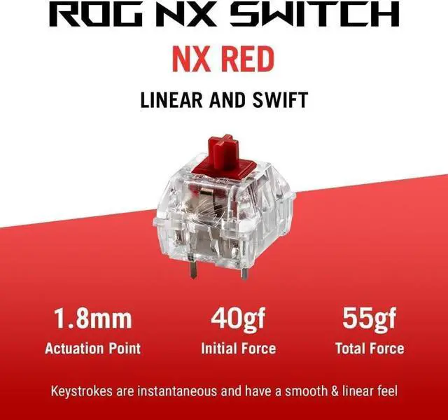 Alt view image 6 of 6 - ASUS ROG Falchion Ace M602 65% Compact Gaming Keyboard -90MP0346-BKUA11, Bundle with P509 ROG Keris Mouse, NXRD Mechanical switches, Per-Key RGB LEDs, Better Typing Experience, White Color