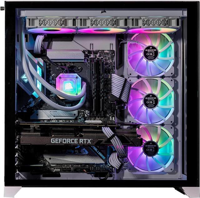 Alt view image 3 of 7 - Velztorm Lux CTO Gaming Desktop PC Liquid-Cooled (AMD Ryzen 9 5950X 16-Core, GeForce RTX 3050 8GB, 16GB DDR4, 128GB m.2 SATA SSD + 1TB HDD (3.5), AC WiFi, 360mm AIO, RGB Fans, 1000W PSU, Win 10 Home)