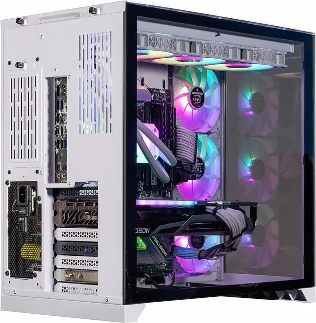 Alt view image 4 of 7 - Velztorm Lux CTO Gaming Desktop PC Liquid-Cooled (AMD Ryzen 9-5950X 16-Core, 16GB DDR4, 1TB PCIe SSD+3TB HDD (3.5), Radeon RX 6900 XT 16GB, AC WiFi, 360mm AIO, RGB Fans, 1000W PSU, Win 10 Pro)