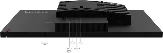 Alt view image 6 of 7 - Lenovo Thinkcentre Tiny-In-One 12NAGAR1US 24 Monitor, 60Hz Refresh Rate, 4 ms response time, Full HD (1920x1080) IPS, Anti-glare Screen, VESA Compatible- Ideal for Home & Business Use