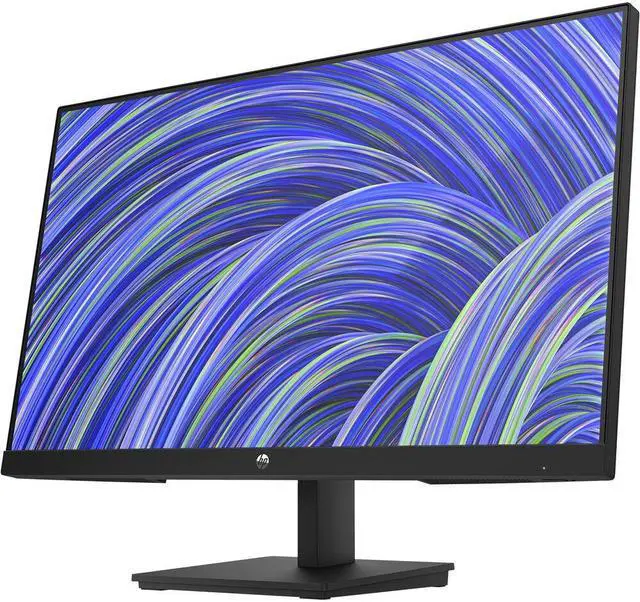 Alt view image 3 of 6 - HP HP V24i G5 65P58AA#ABA-ME1 23.8" Monitor: 75Hz Refresh Rate, 5 ms response time, Full HD (1920x1080) IPS, Anti-glare Screen, VESA Compatible- Ideal for Gaming & Entertainment Use