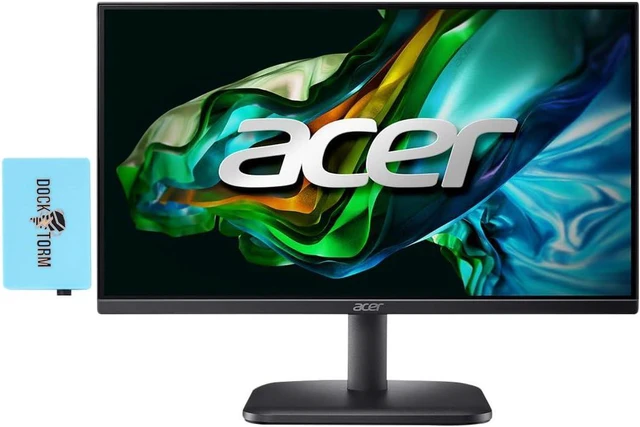 Acer EK251Q E FreeSync Monitor UM.KE1AA.E01 Bundle with Docztorm