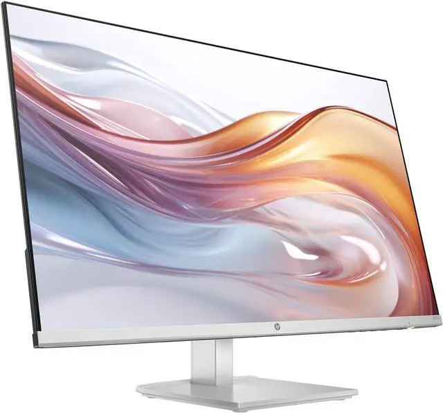 Alt view image 2 of 6 - HP 27" FHD IPS (1920x1080) Height Adjust Monitor Bundle with Docztorm Dock, 2X HDMI, 1x VGA, Flicker free, 3-Sided Micro-Edge Bezel, Ideal for Home & Business, Black/Silver (2024 Latest Model)