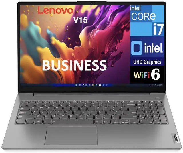 Main image of Lenovo V15 Business Laptop 15.6" FHD Display (Intel i7-13620H, 40GB DDR4, 512GB M.2  PCIe SSD, Intel UHD, WiFi 6, Webcam, Bluetooth 5.2, Win 11 Pro)