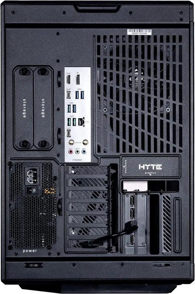 Alt view image 7 of 7 - Velztorm LCD Black Praetix Custom Built Gaming Desktop PC (Intel i9-14900K, GeForce RTX 5070 Ti, 32GB DDR5, 2TB PCIe SSD, RGB Fans, 360mm AIO, 1000W PSU, WiFi 6E, Bluetooth 5.2, RJ-45, Win 11 Pro)