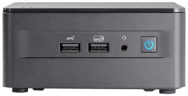 Main image of Intel NUC Business Mini Desktop (Intel i5-1340P, Intel Iris Xe, 32GB DDR4, 256GB PCIe SSD, 2 Thunderbolt 4, WiFi 6E, Bluetooth 5.3, 120W PSU, RJ-45, 2 HDMI, Win 11 Pro)