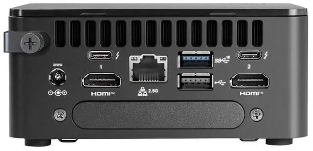 Alt view image 4 of 6 - Intel NUC Business Mini Desktop (Intel i5-1340P, Intel Iris Xe, 32GB DDR4, 256GB PCIe SSD, 2 Thunderbolt 4, WiFi 6E, Bluetooth 5.3, 120W PSU, RJ-45, 2 HDMI, Win 11 Pro)