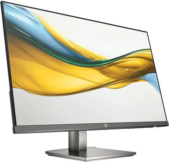 Alt view image 2 of 5 - HP 24" FHD IPS Monitor with 5ms Response Time, Anti Glare, Flicker Free, VESA Mount (100 x 100 mm), VGA, HDMI & Dockztorm USB Port Expander, Black/Gray Color