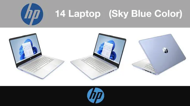 Alt view image 7 of 7 - HP 14 Everyday Value Laptop 14.0" HD HD Display (Intel Celeron N4500, 32GB DDR4, 512GB PCIe SSD, Intel UHD, WiFi 6, Webcam, Bluetooth 5.4, Win 11 Pro)