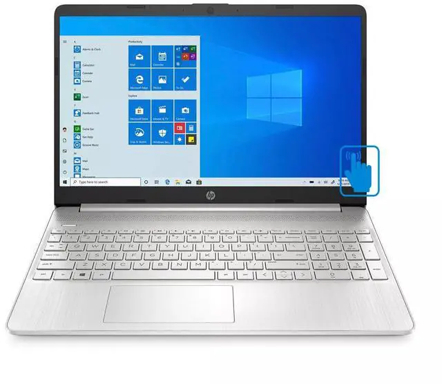 Main image of HP 15-dy2021nr-Plus Business Laptop 15.6" Touchscreen HD Display (Intel i5-1135G7, 12GB DDR4, 256GB SSD, Intel Iris Xe, Fingerprint, HD Webcam, Bluetooth 5.1, Win 11 Home)