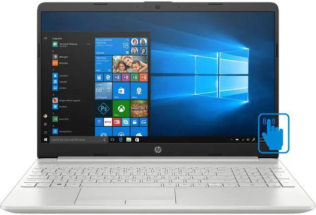 Main image of HP 15-dy 2021 Home & Business Laptop Natural Silver (Intel i5-1135G7 4-Core, 12GB RAM, 512GB SSD, 15.6" Touch HD (1366x768), Intel Iris Xe, Wifi, Bluetooth, Webcam, 1xHDMI, SD Card, Win 11 Home)