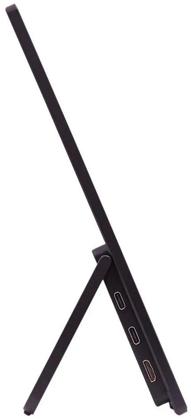 Alt view image 2 of 4 - Acer 15.6" FHD IPS Portable Monitor with 6ms Response Time, Anti-Glare, 250 nits Brightness, VESA Mount (100mm), AMD FreeSync, Mini HDMI & Dockztorm USB Port Expander, Black Color