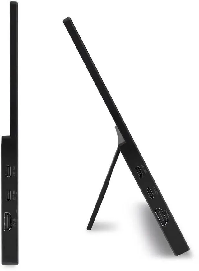 Alt view image 2 of 7 - Acer 15.6" FHD IPS Portable Monitor with 4ms Response Time, Anti-Glare, 250 nits Brightness, VESA Mount (75mm), Mini HDMI & Dockztorm USB Port Expander, Black Color
