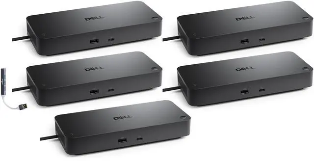 Main image of Dell Pro Thunderbolt 4 Smart Docking Station SD25TB4, 130W Docking Station & Bundle w/ Dockztorm Hub, Thunderbolt 4, Quad 4K Display Support, HDMI, Dual DisplayPort, USB-C, USB-A & Ethernet (5-Pack)