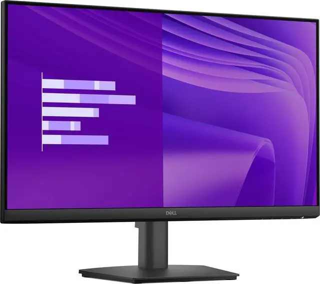 Alt view image 2 of 5 - Dell Pro 24 24" IPS Monitor, 5ms Response Time, Anti-Glare, 100Hz Refresh Rate, 250 nits Brightness, VESA Mount, HDMI, DisplayPort, VGA, Black & DKZ Hub (2-Pack)