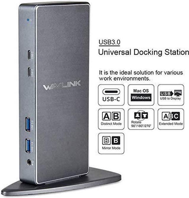 Alt view image 2 of 3 - WAVLINK USB-C Docking Station UG69DK1