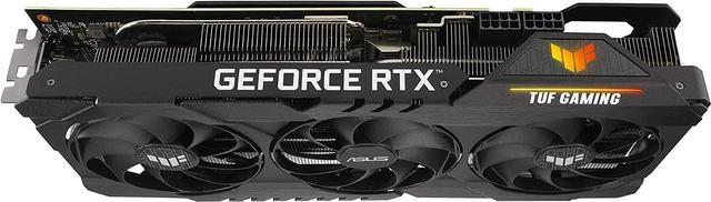 Alt view image 4 of 6 - ASUS TUF Gaming NVIDIA GeForce RTX 3080 Graphics Card (PCIe 4.0, 10GB GDDR6X, HDMI 2.1, DisplayPort 1.4a, Dual Ball Fan Bearings, Military-Grade Certification, GPU Tweak II)