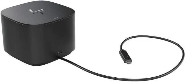 Alt view image 3 of 7 - HP Thunderbolt Dock 230W G2 w/ Combo Cable. Model: 3TR87UT#ABA. Black.