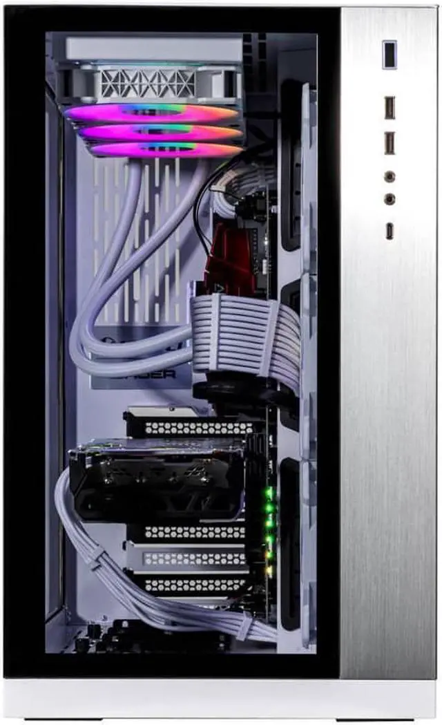 Alt view image 4 of 7 - Velztorm Lux Lyte Custom Built Gaming Desktop PC (AMD Ryzen 9 - 5900X 12-Core, GeForce RTX 4090 24GB, 16GB RAM, 1TB PCIe SSD + 2TB HDD (3.5), Wifi, USB 3.2, HDMI, Bluetooth, Display Port, Win 10 Home)