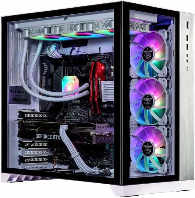 Main image of Velztorm Lux Lyte Custom Built Gaming Desktop PC (AMD Ryzen 9 - 5900X 12-Core, GeForce RTX 4090 24GB, 16GB RAM, 1TB PCIe SSD + 2TB HDD (3.5), Wifi, USB 3.2, HDMI, Bluetooth, Display Port, Win 10 Home)