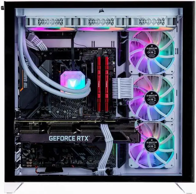 Alt view image 3 of 7 - Velztorm Lux Lyte Custom Built Gaming Desktop PC (AMD Ryzen 9 - 5900X 12-Core, GeForce RTX 4090 24GB, 16GB RAM, 1TB PCIe SSD + 2TB HDD (3.5), Wifi, USB 3.2, HDMI, Bluetooth, Display Port, Win 10 Home)