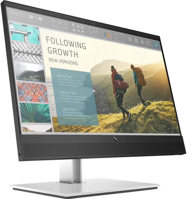 Alt view image 3 of 7 - HP Mini-in-One 24#7AX23A8#ABA Monitor with Dockztrom (24" 1080P FHD Webcam with Integrated Stereo Speakers) This Monitor is only Compatible with EliteDesk 705/800 G5 Min and ProDesk 400/600 G5 Mini