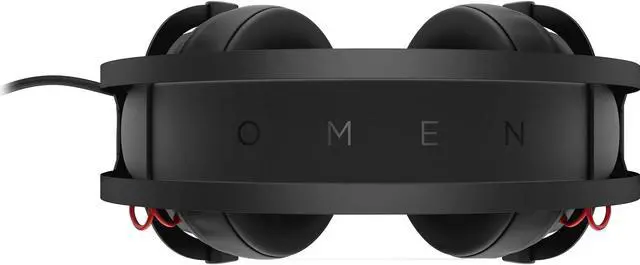 Alt view image 4 of 7 - HP 1KF76AA#ABL OMEN by Wired Gaming Headset 800 (Black/Red)