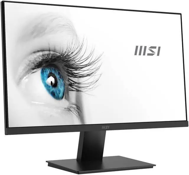 Alt view image 2 of 7 - MSI PRO MP241X Monitor 24" FHD VA (1920x1080) 75 Hz Display, 1 HDMI (1.4b), 1 VGA, Anti-Flicker, Anti-Glare, Ideal for Business & Productivity, Black (2024 Latest Model) Bundle with Docztorm Dock