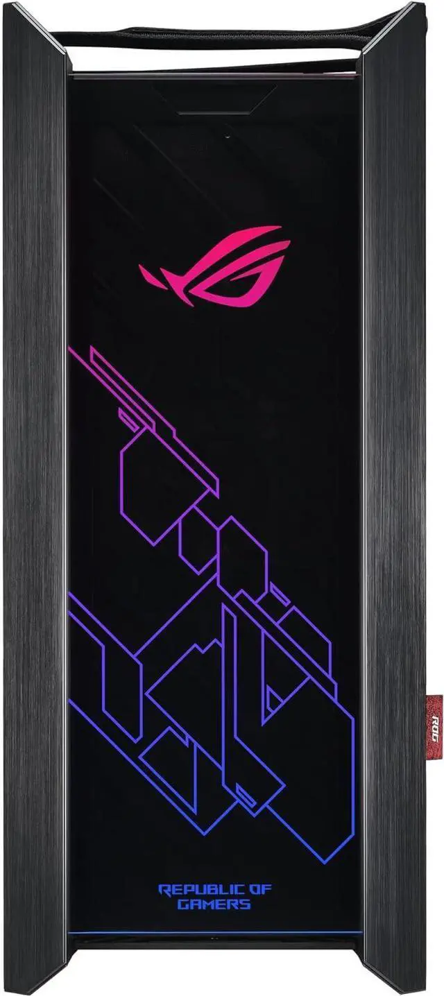 Alt view image 2 of 7 - Asus ROG Strix Helios GX601 RGB Mid-Tower Black Gaming Computer Case, Smoked Tempered Glass, Brushed Aluminum and Steel Construction, and Four Case Fans, 90DC0020-B39000