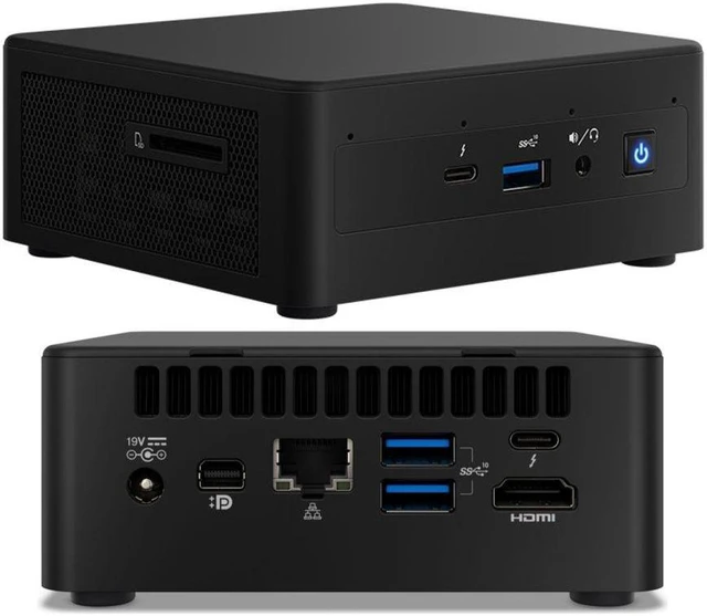Alt view image 2 of 4 - Intel NUC11PAHi7 Home & Business Mini Desktop (Intel i7-1165G7 4-Core, Integrated Graphics, Wifi, Bluetooth, 1xHDMI, 1 mini Display Port)