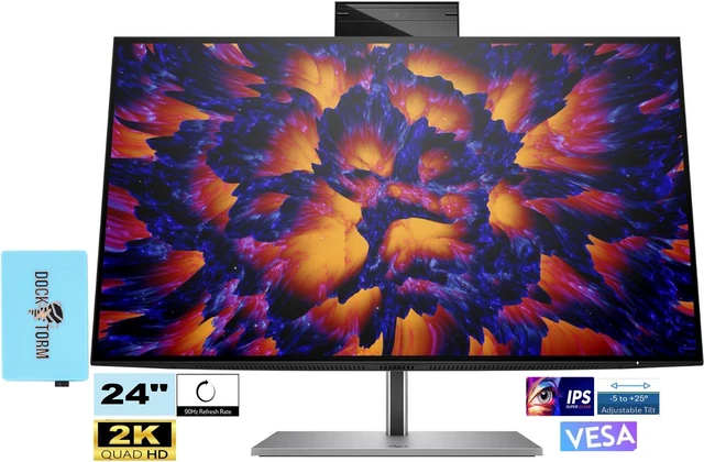 HP Z24m G3 QHD HDR Conferencing Monitor 4Q8N9AA#ABA Bundle With