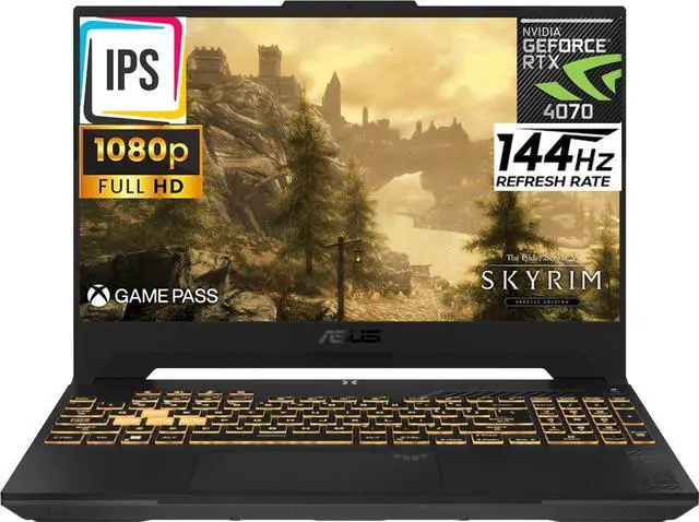 Main image of ASUS TUF F15 15.6" 144Hz IPS FHD Gaming Laptop (Intel i7-13620H, RTX 4070 8GB, 32GB DDR5 RAM, 1TB PCIe SSD, RGB Backlit KB, RJ-45, Thunderbolt 4, WiFi, Webcam, Win 11 Pro)