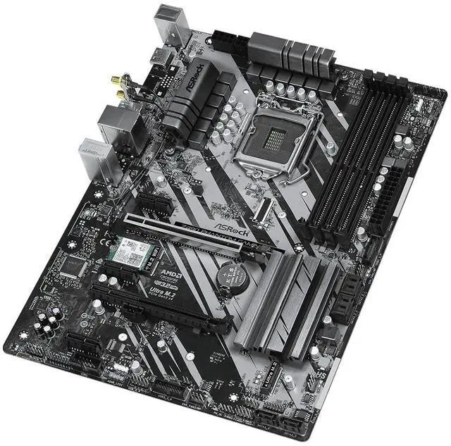 Alt view image 3 of 3 - AsRock Z490 Phantom Gaming 4/ax Intel ATX DDR4-SDRAM Motherboard