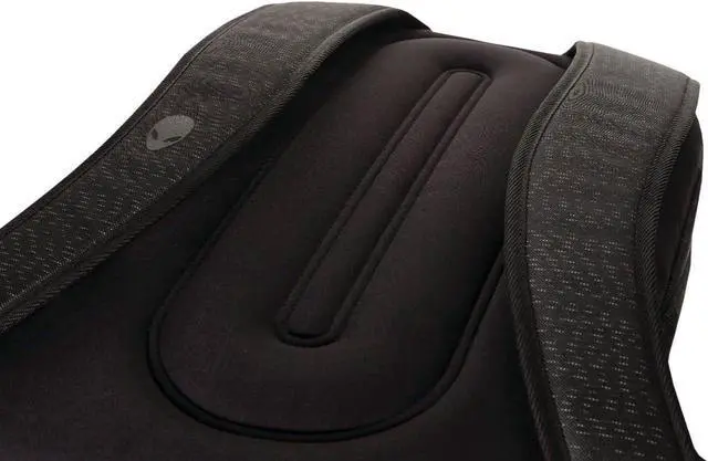 Alt view image 4 of 6 - Alienware Horizon Slim Backpack AW323P, Weather resistant, Shockproof, Padded shoulder straps and back, Anti-scratch interior, GalaxyWeave Black