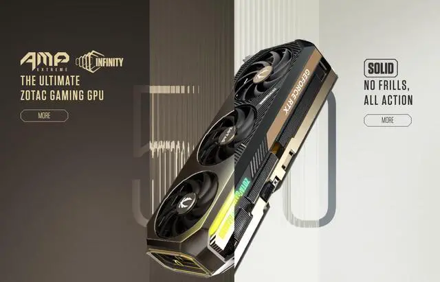 Alt view image 4 of 7 - ZOTAC Gaming GeForce RTX 5090 Solid OC 32GB GDDR7, Engine Clock 2422 MHz, Reinforced Metal Mid-Frame, IceStorm 3.0 Advanced Cooling. Bundle with Targus dockstation and Backpack Alienware.