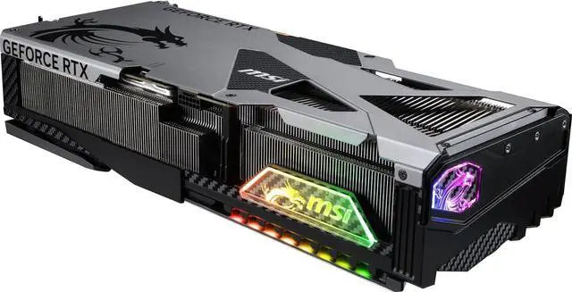 Alt view image 5 of 7 - MSI Gaming RTX 5090 32G Vanguard SOC Graphics Card (32GB GDDR7, 512-bit, Extreme Performance: 2527 MHz, DisplayPort x3 2.1a, HDMI 2.1b. Bundle with Targus Dock Station and Backpack Alienware