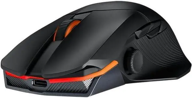 Alt view image 5 of 5 - ASUS P708 ROG Chakram X Origin Wireless RGB Gaming Mouse. USB 2.0 (TypeC to TypeA), RF 2.4GHz, Bluetooth 5.2, ROG AimPoint, 36000 DPI, 650 IPS. USB Report rate 8000 Hz.