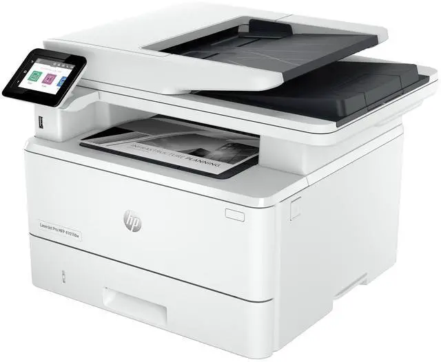 Alt view image 3 of 7 - HP LaserJet Pro MFP 4101fdw Wireless Black & White All-in-One Laser Printer, Scanner, Copier, Fax, Best-for-Office (2Z619F)